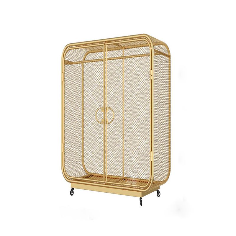 Metal Storage Cabinet Industrial Wardrobe Armoire with Garment Rod