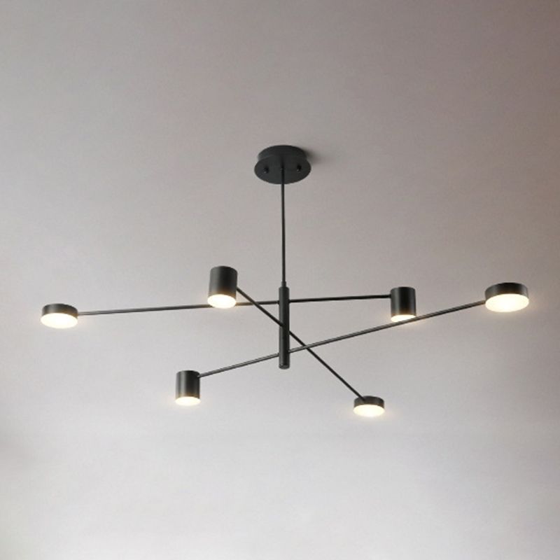 Lampada a sospensione ombreggiata in metallo Stile SEMPLICITÀ LA LADAGGIO PENDANTE LAMO IN NERO