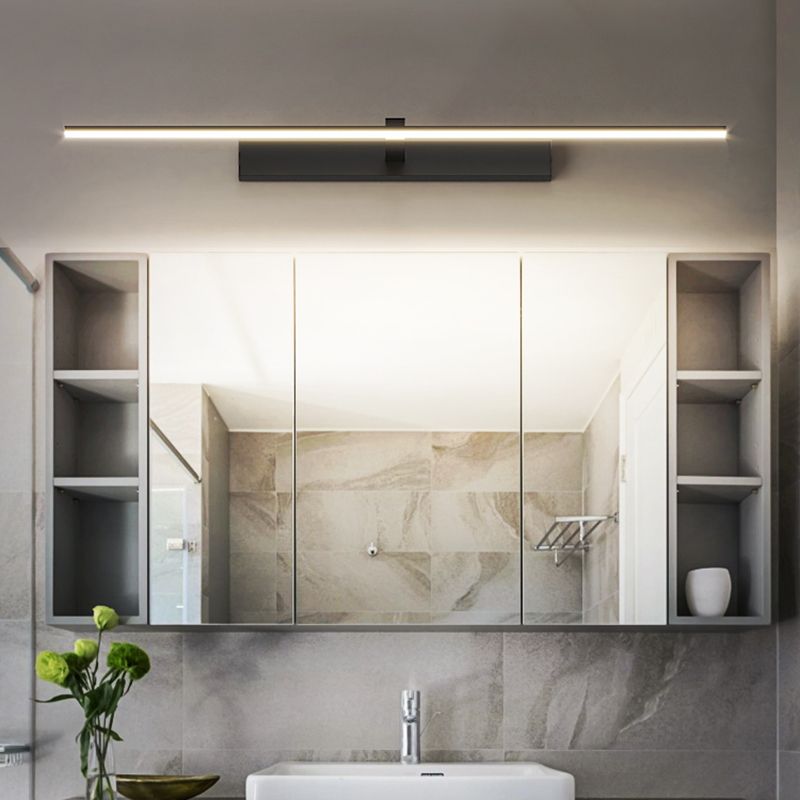 Strip Bath Bath Sconce Light Segnugge in metallo LED LED Minimalista Stile SCONCE SCONCE
