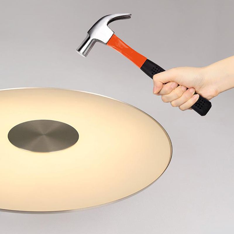 Forme rond en métal suspendu léger style moderne 1 lumière suspendue à la lumière montée sur la lumière