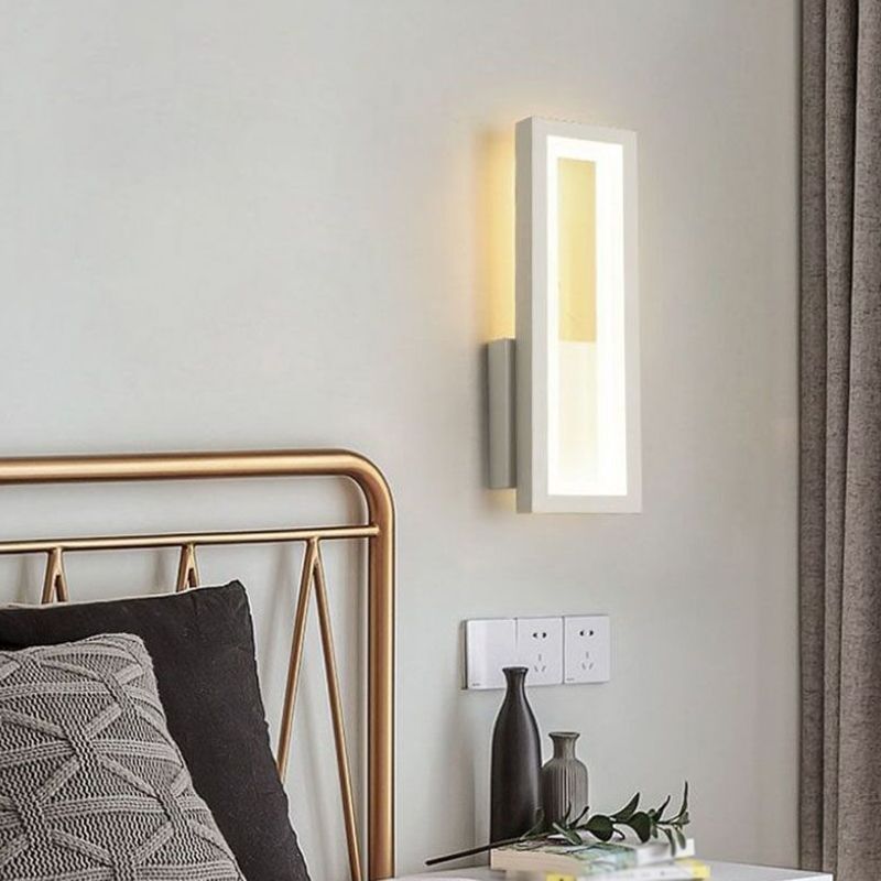 Simple Geometric Wall Lamps Metal Wall Light Fixture for Living Room