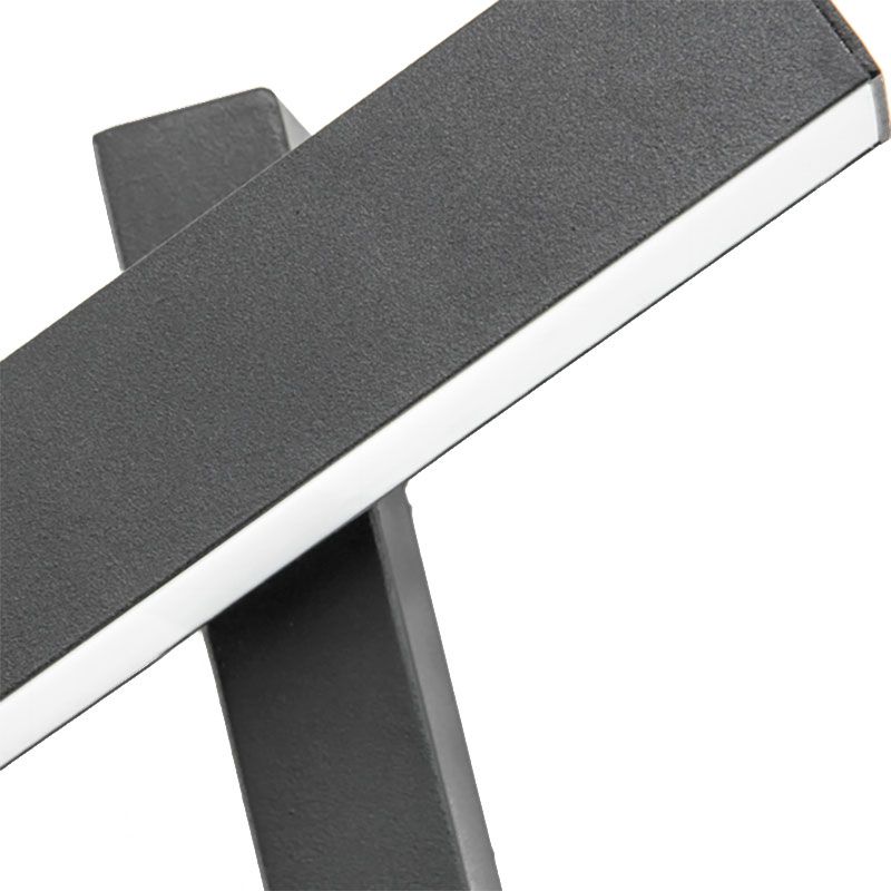 Roteerbare balk wand sconce licht metalen led warme licht wandlamp in eigentijdse stijl