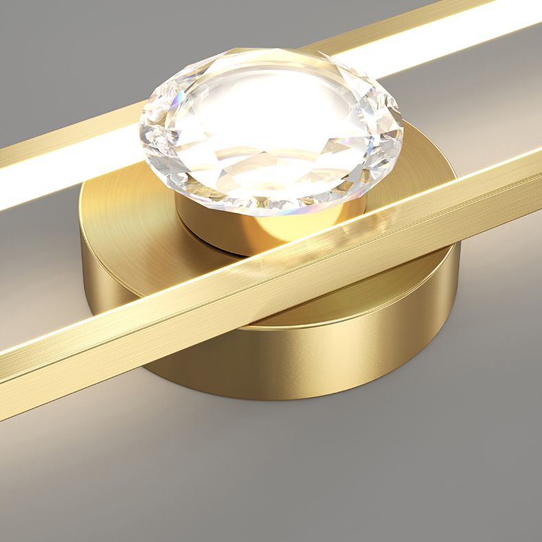 Luces de pared LED acrílicas simples modernas Lámparas de pared de 1 luces para sala de estar para sala de estar