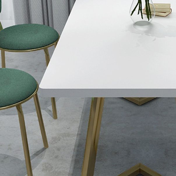 Solid Wood Dining Set with Velvet Chairs 1/3/5/7 Pieces Dinette Set for Home