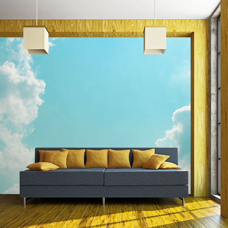 Decorative Wall Mural Wallpaper Sky Environmental Sitting Room Wall Mural