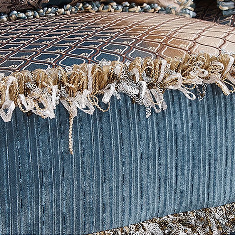 Tight and Tufted Split-Back Rolled Arm Sofa Couch for Three People