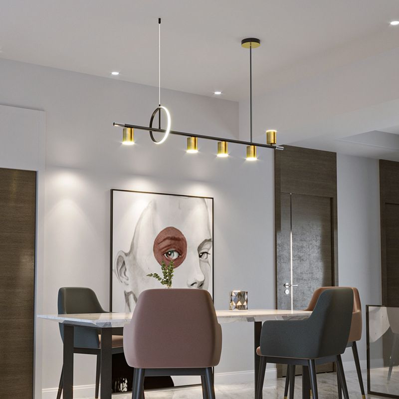 Minimalist Style Long Strip LED Island Light Modern Home Decorative Lighting Fixture