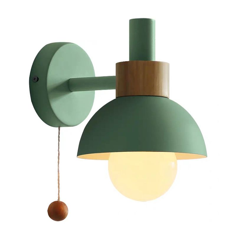 Contemporary Single Polished Finish Bathroom Vanity Light Shaded Bath Bar