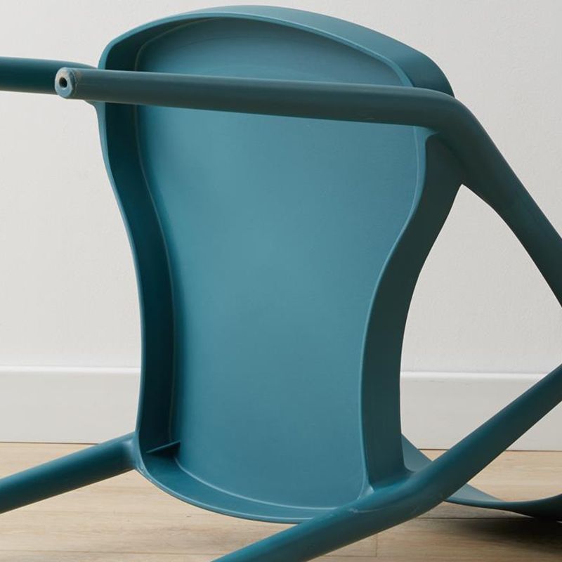 Home Side Chair Plastic Dining Armless Stacking Side Kitchen Chair