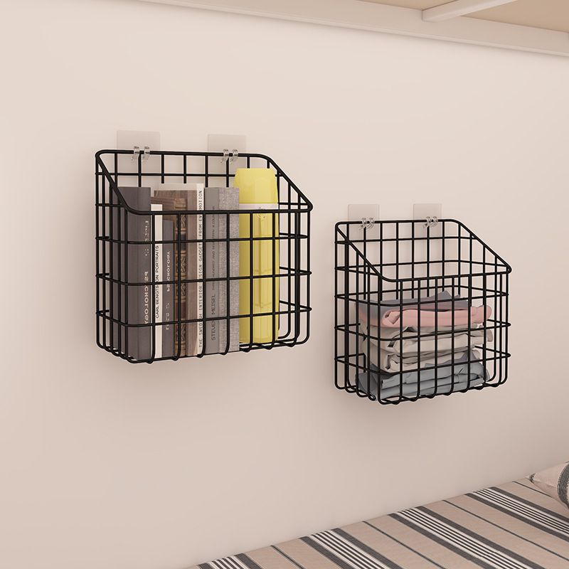 Modern Metal Floating Bookcase 6-inch Wide Wall Mounted Book Shelf