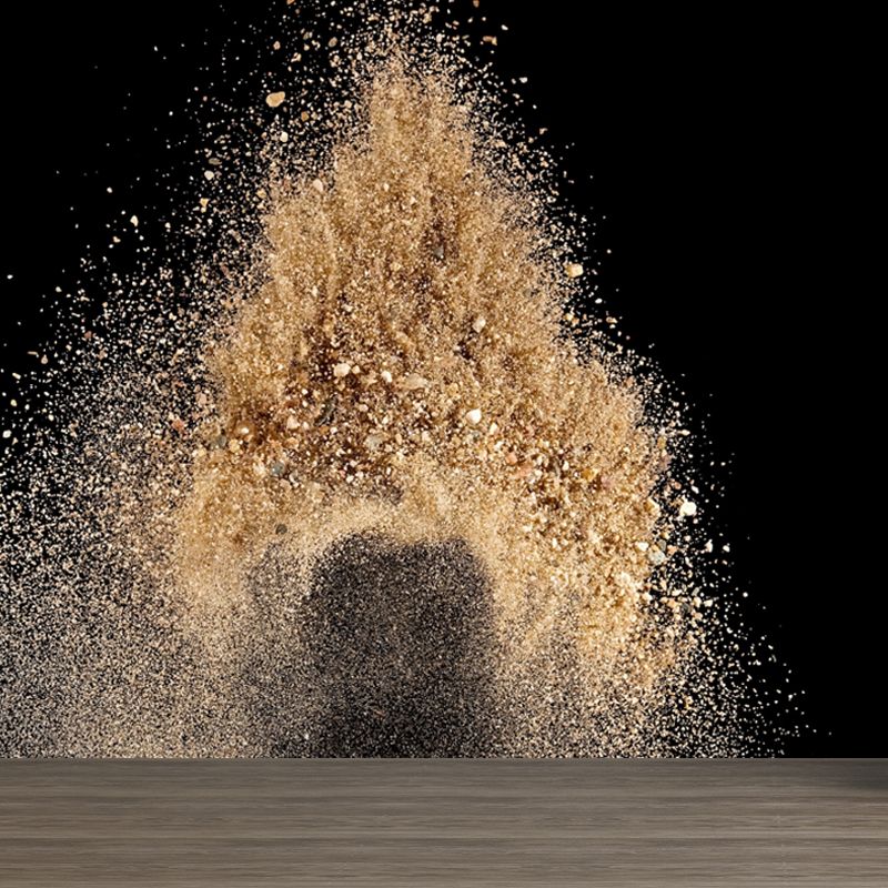 Explosion Pattern Wall Mural Bright Color Modern Creative Wall Decor for Living Room