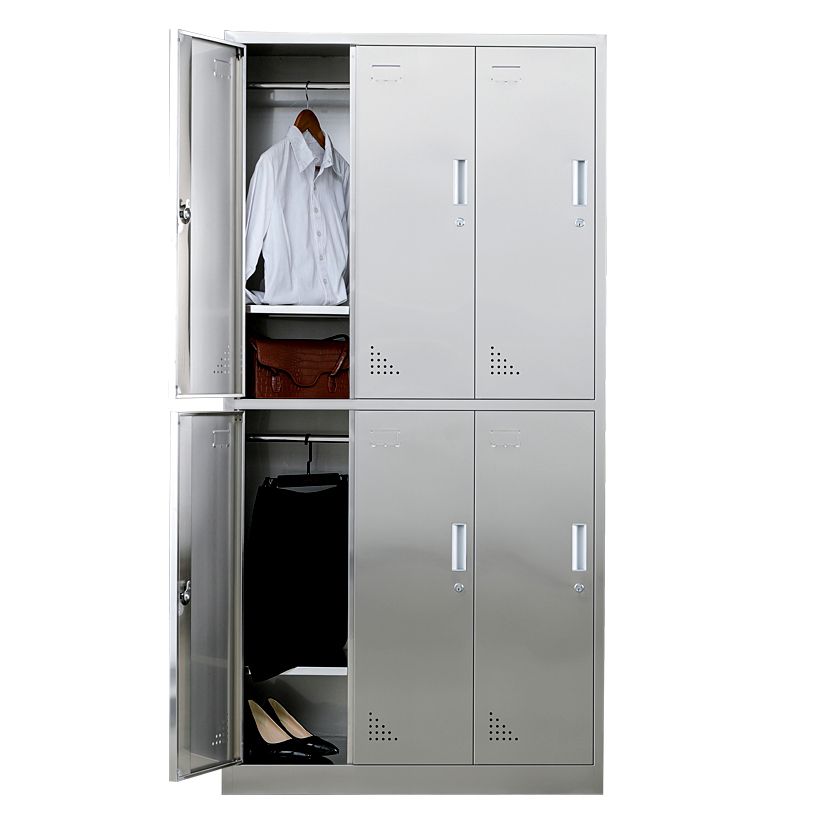 Metal Industrial Cabinet for Bathroom Steel Storage Cabinet with Hinged Door