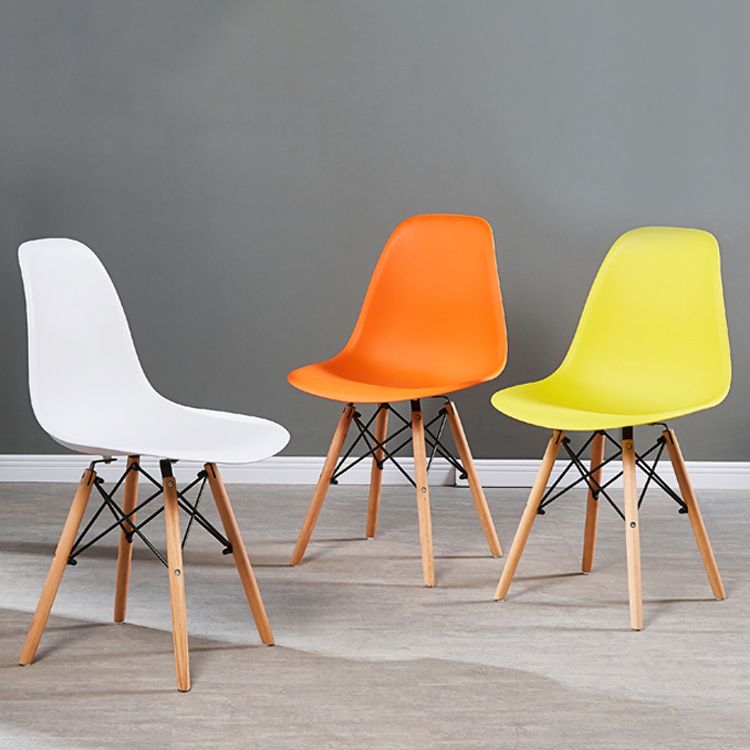 Chaise de salle de cuisine en bois industriel en bois