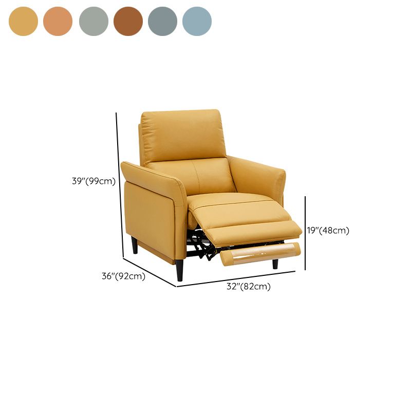 Modern 32.3" W Recliner Chairs Manual Standard Recliner with Black Legs