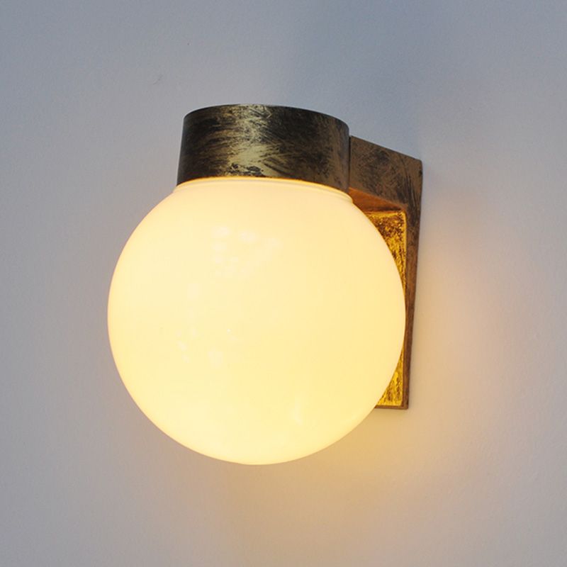 Kugelform Glaswand Licht moderner Stil 1 Leicht Wandmontaged Beleuchtung