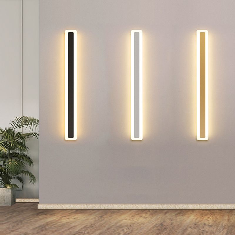 Linearer Schatten Metall Wandleuchte modern