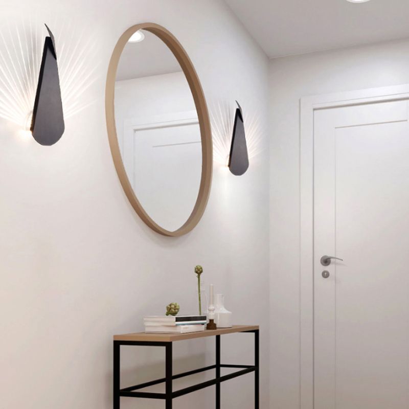 Pfauenform in der Wandleuchte Tiermetallwandlampe für Wohnzimmer Esszimmer
