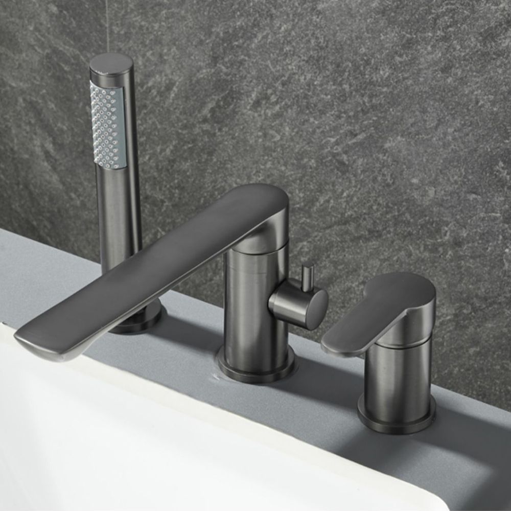 Modern Bathroom Faucet Two Handle Temperature Control Bathtub Faucet