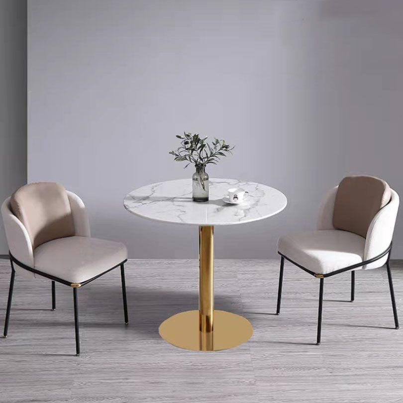 Modern Dining Table with Leather Chairs 1/2/3/5 Pieces Dinette Set