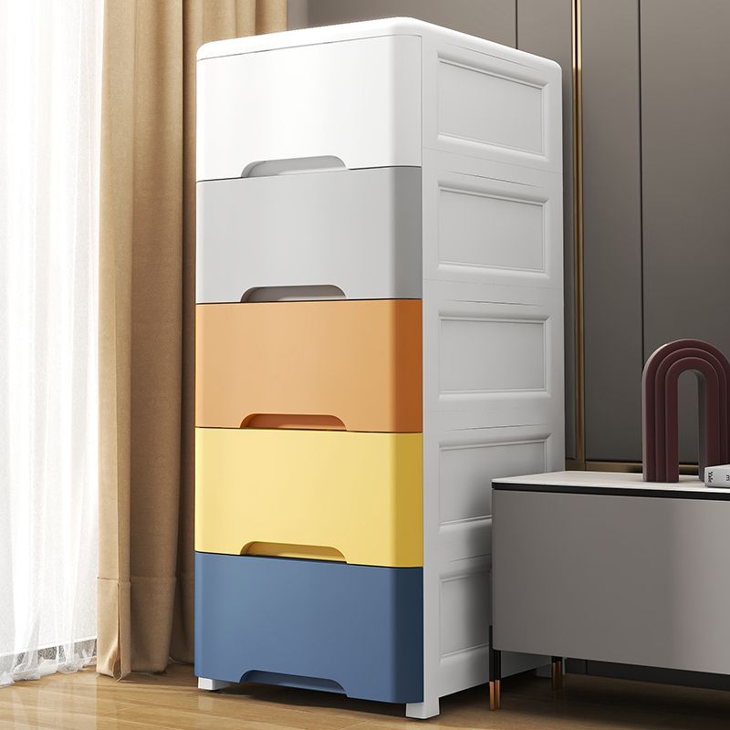 5-Drawer Storage Cabinet with Legs Contemporary Wardrobe Armoire