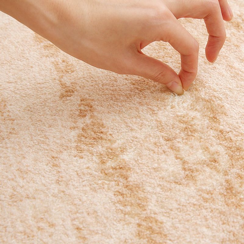 Orange Modern Rug Polyester Color Piece Area Rug Washable Rug for Living Room