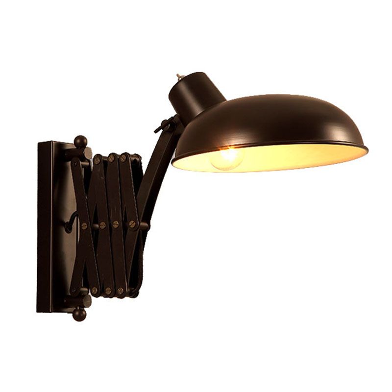 American Retro Industrial Style Swing Arm Wall Lampe 1 leichte Metallleuchten