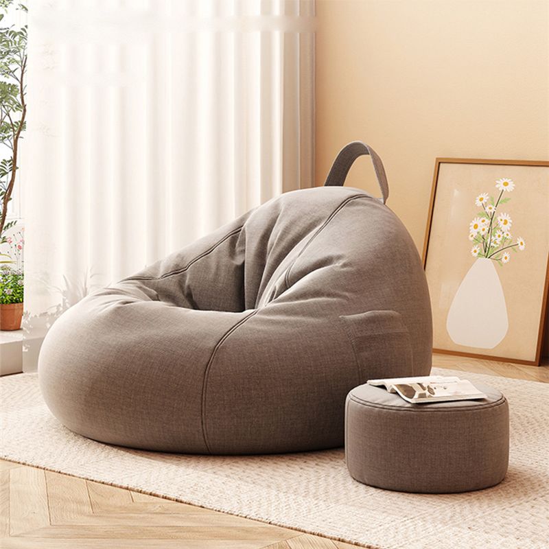 Scandinavian Armless Side Chair With Loose Cover Side Chair for Bedroom and Living Room