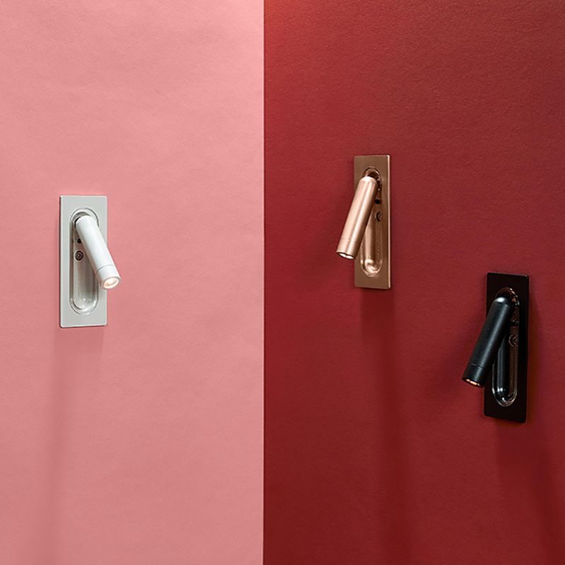 Modern Style Wall Washer Light Minimalist Metallic LED Wall Sconce for Sitting Room