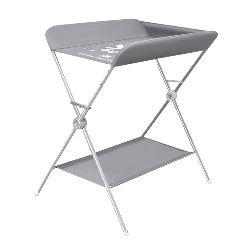 Folding Baby Changing Table Portable Changing Table with Shelf