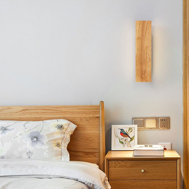 20,5 "/12.5" /8,5 "Modern moderna illuminazione a parete in legno di legno di legno