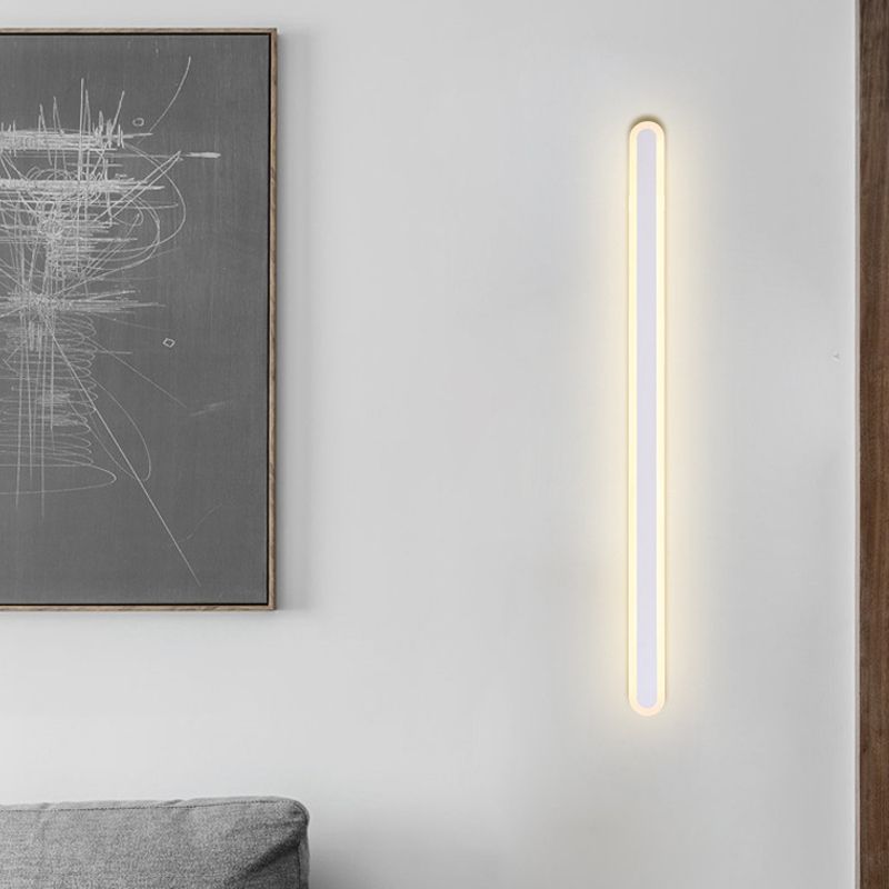 Lineare Form Metallwandbeleuchtung moderne 1-Licht-Wandleuchten