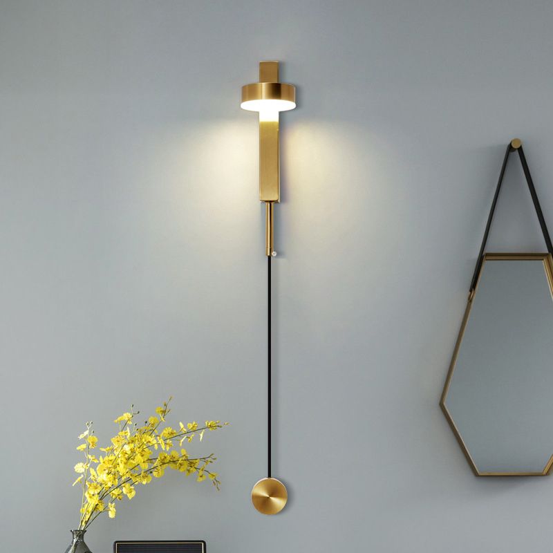 Moderne eine leichte Wandleuchte Metall Drehwandmontierte Leuchte für Bett