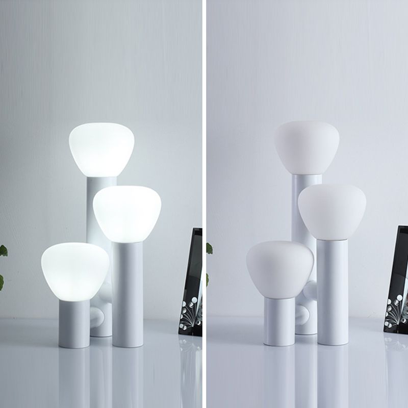 Geometry Table Lamps Modern Style Metal 3-Light Table Lights for Bedroom