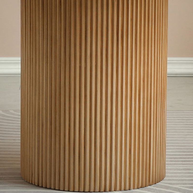 Contemporary Solid Wood Dining Table Round Dining Table for Dining Room