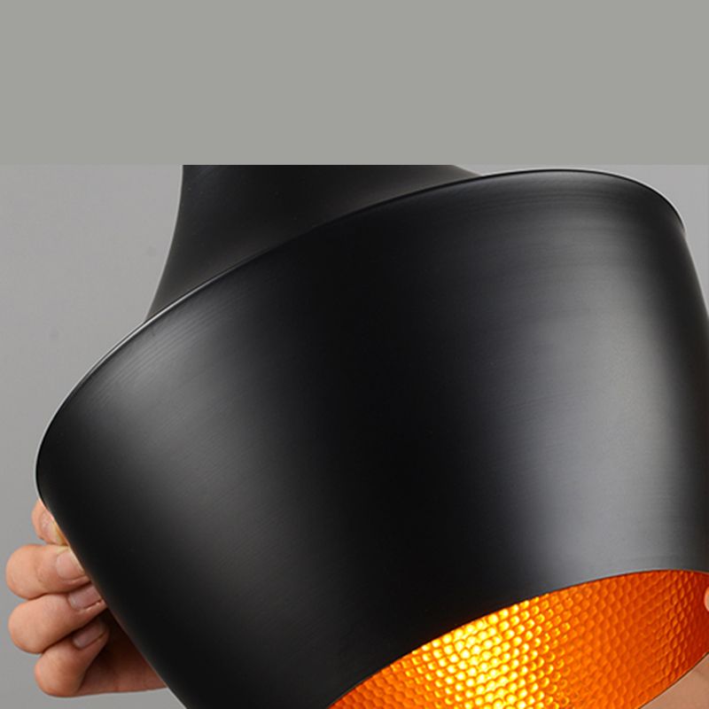 Lumo a sospensione a 1 leggero a sospensione in metallo Lampada a sospensione per camera da letto per camera da letto