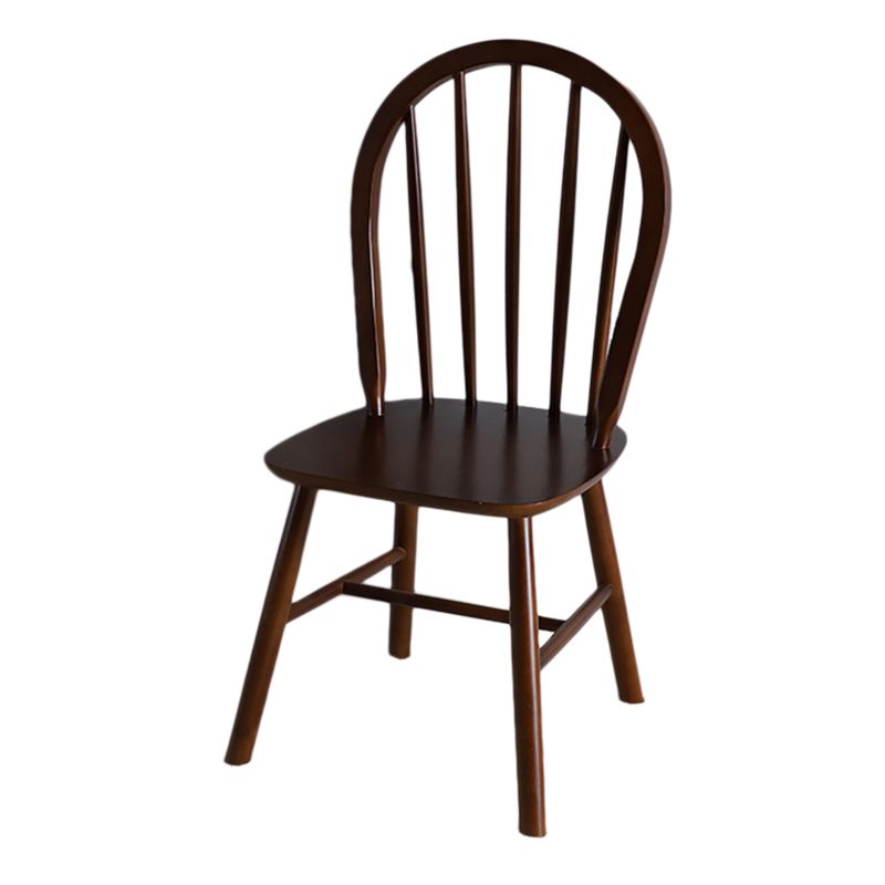 Nordic Style Solid Wood Dining Room Chair Windsor Back Side Chair for Home Use