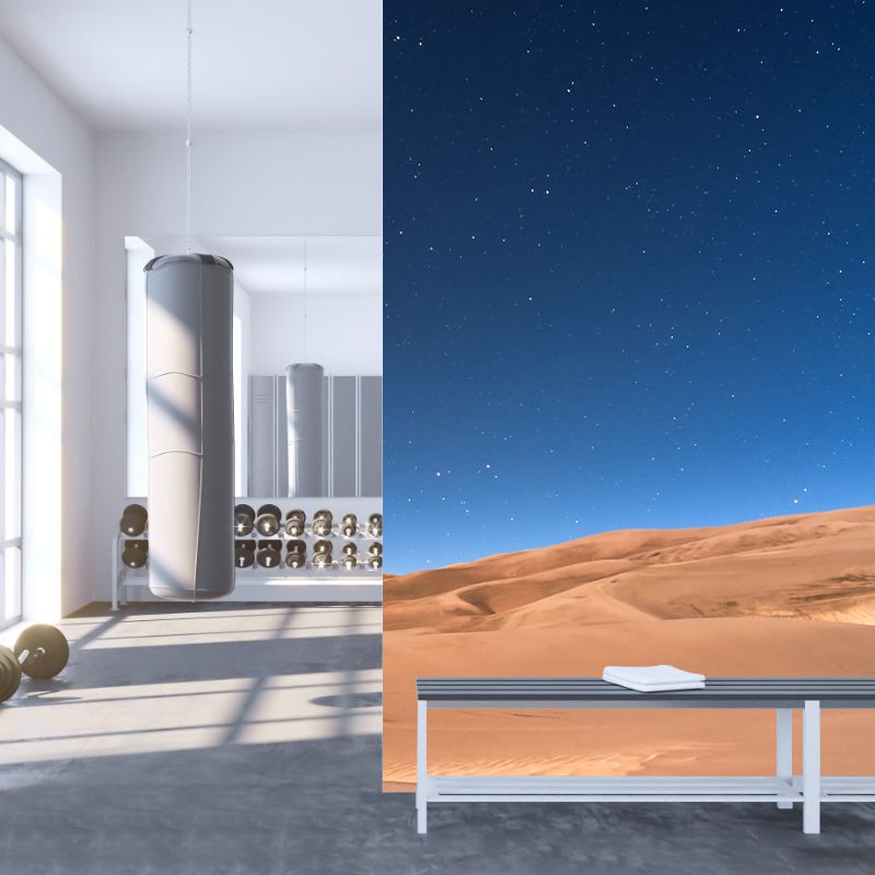 Wallpaper Desert Mildew Resistant Photography Sleeping Room Wall Mural