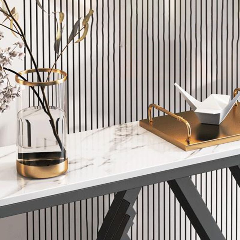 Modern Rectangle Console Table Scratch Resistant Console Sofa Table