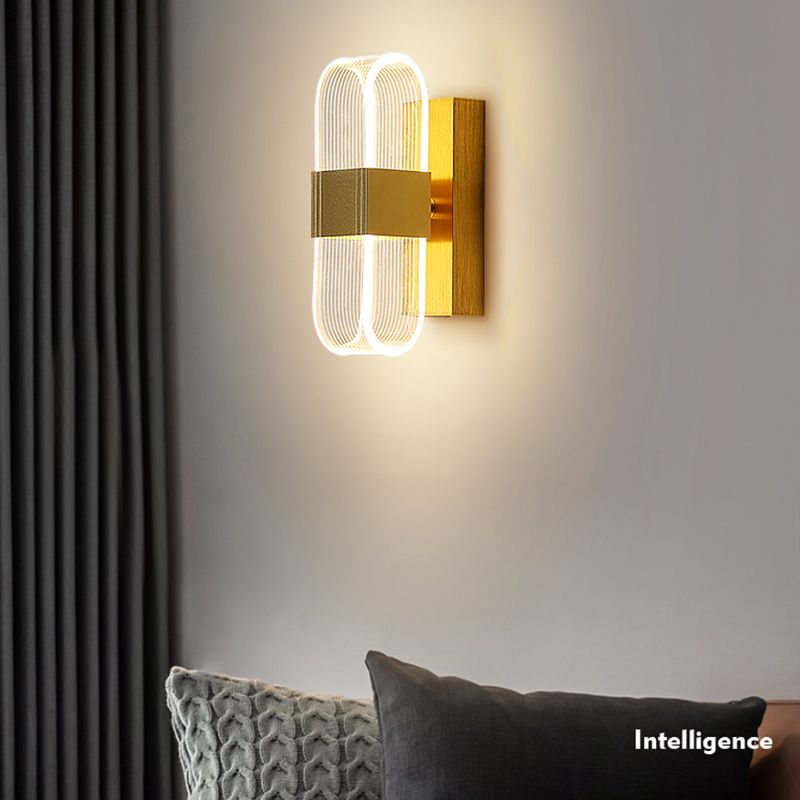 Modern Style Metal LED Wall Light Fixture Creative Wall Light Sconce for Bedroom