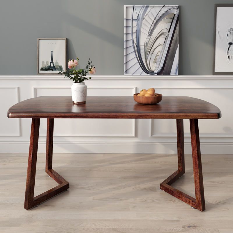 Modern 1/2/5 Pieces Dining Set Rectangle Wood Dining Table Set for Dining Room