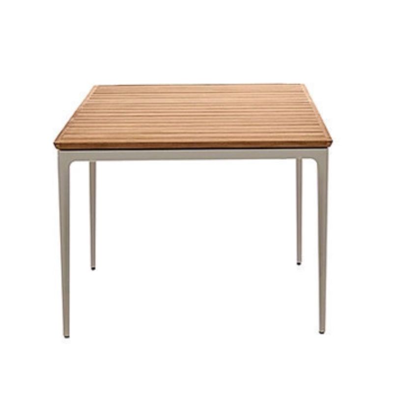 Boho Style Dining Set Rectangular 1/5/7 Pieces Dining Set with Metal Base