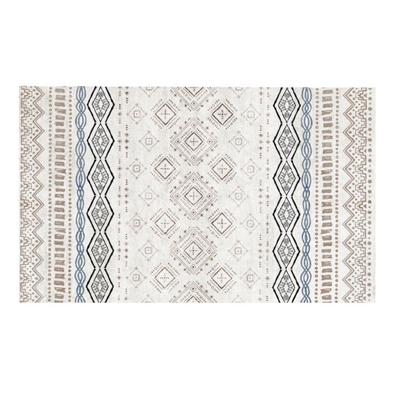 Traditional Carpet Southwestern Pattern Rug Polyester Pet Friendly Indoor Carpet