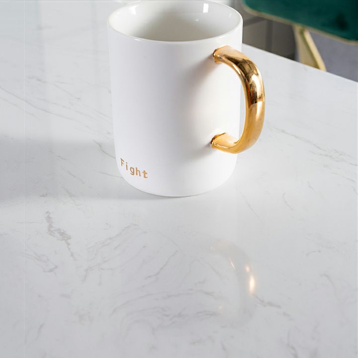 1/2/3 Pieces Marble Bar Table Set Glam Matte Finish Bar Stool and Table Set