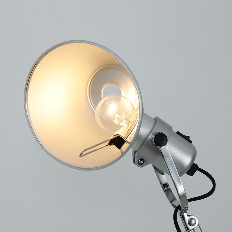 Swing Arm Wall Sconce Modernist Metal Wall Light Fixture for Bedroom