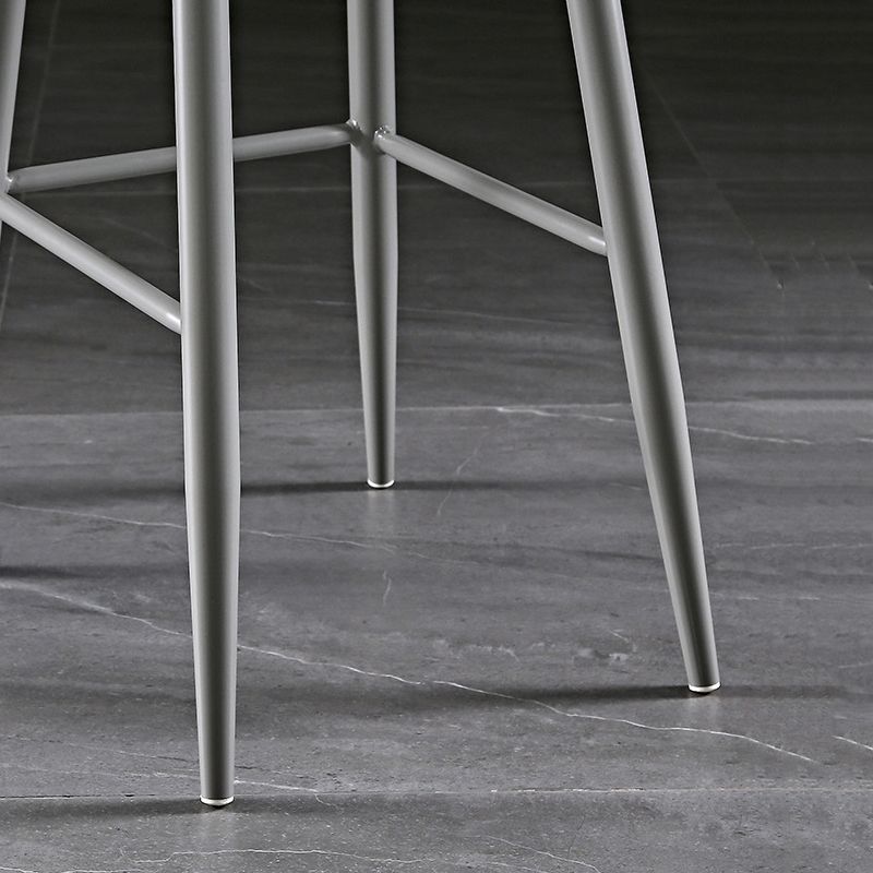 Barhocker mit Metallbeinen im skandinavischen Stil, Thekenhocker für Restaurantbar (2er-Set)