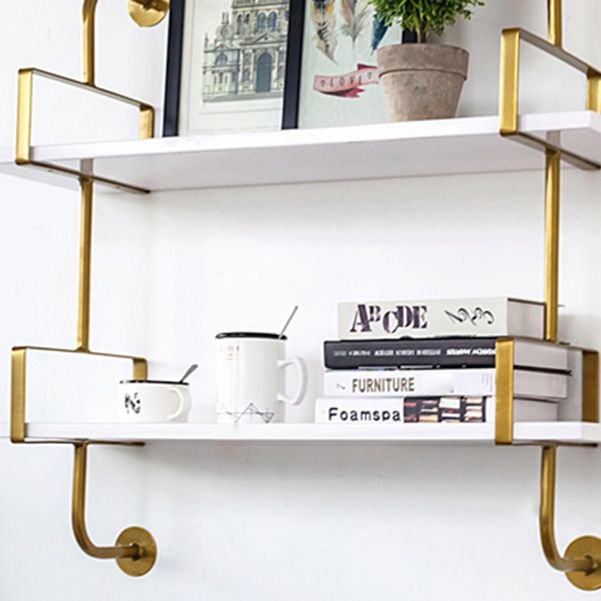 Wooden Floating Storage Bookshelf Modern Wall Mounted Bookcase