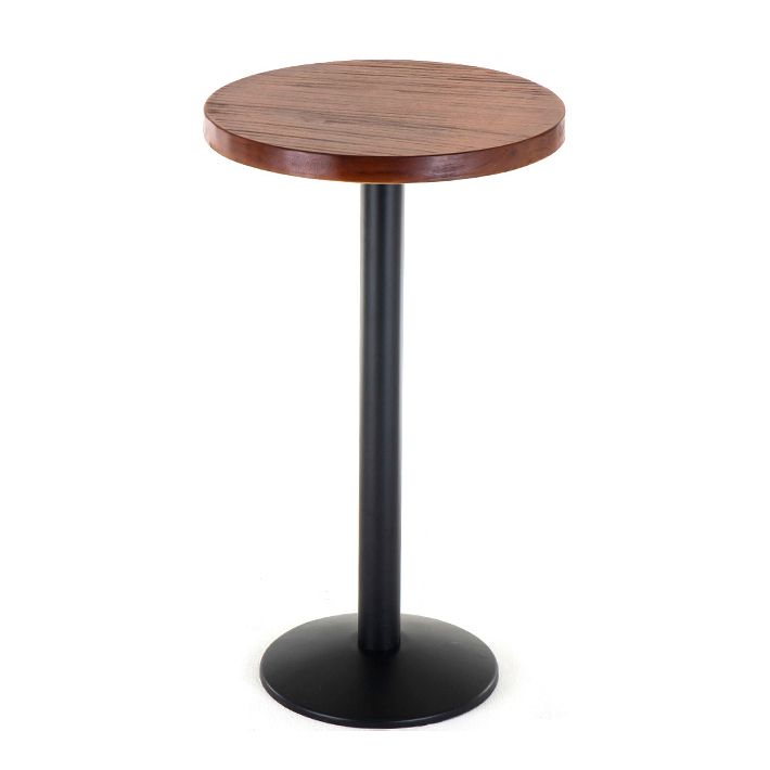 1/2/3 Pieces Industrial Solid Wood Bar Table Set Round Bistro Set  for Dining Room