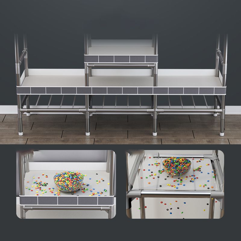 Contemporary Style Metal Wardrobe 1-door Wardrobe Closet for Bedroom