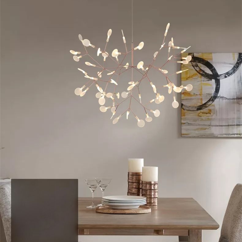 Moderni apparecchi per illuminazione a lampadario spray kit a sospensione acrilica