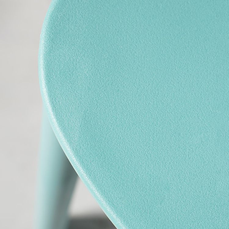 Sillas de comedor de estilo moderno, sillas laterales sin brazos de plástico para cocina